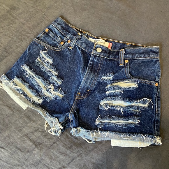 Levi’s bootcut jean cutoff shorts - Picture 1 of 5